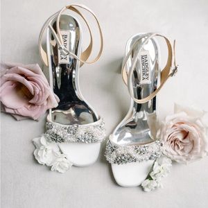 Badgley Mischka bridal heels